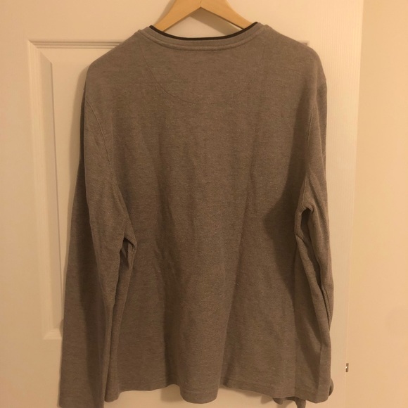 Gray V-Neck Sweater - Picture 3 of 3